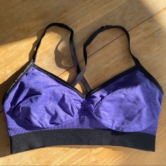 Purple Lululemon No Padding Sports Bra - Picture 1 of 3